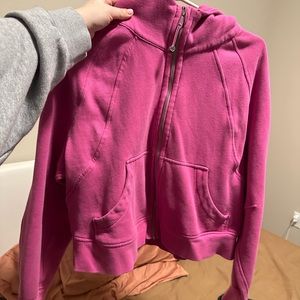 Lululemon Scuba Zip in Sonic Pink